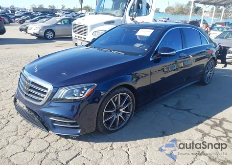 2019 Mercedes-Benz S 560 z USA, uszkodzony, nr VIN WDDUG8DBXKA439376